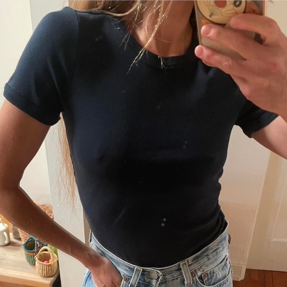Doen navy t shirt xs